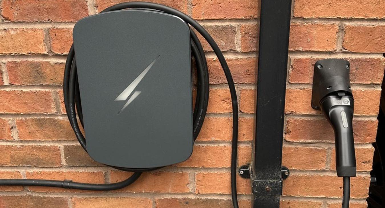 Home EV charger installed in Warrington