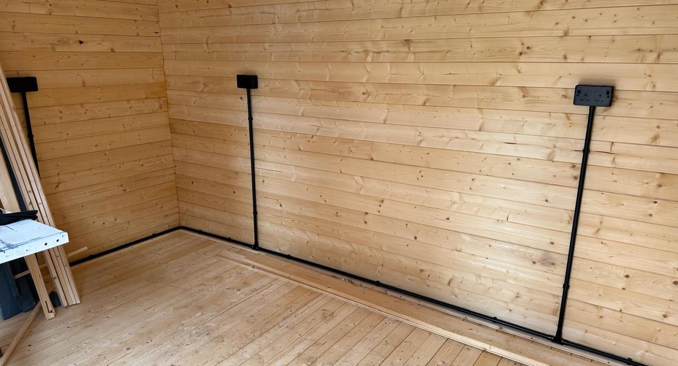 Garden Room Install & Electrics, Warrington