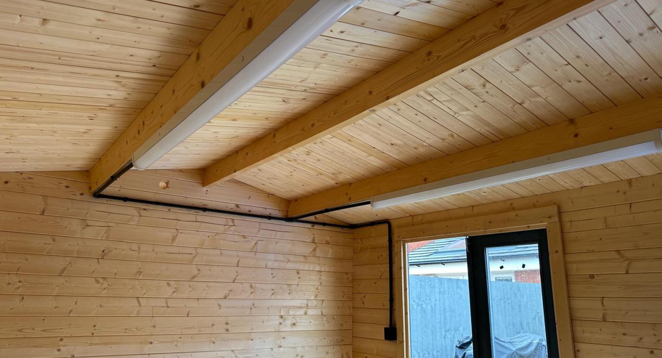 Garden Room Install & Electrics, Warrington